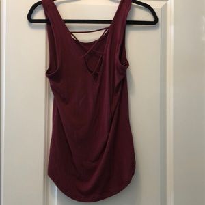 Burgundy Tank Top